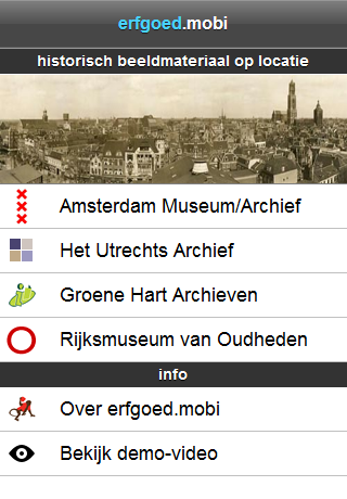 Het Utrechts Archief, Groenehart Archieven, Rijksmuseum van Oudheden, Stadsarchief Amsterdam, Amsterdam Museum